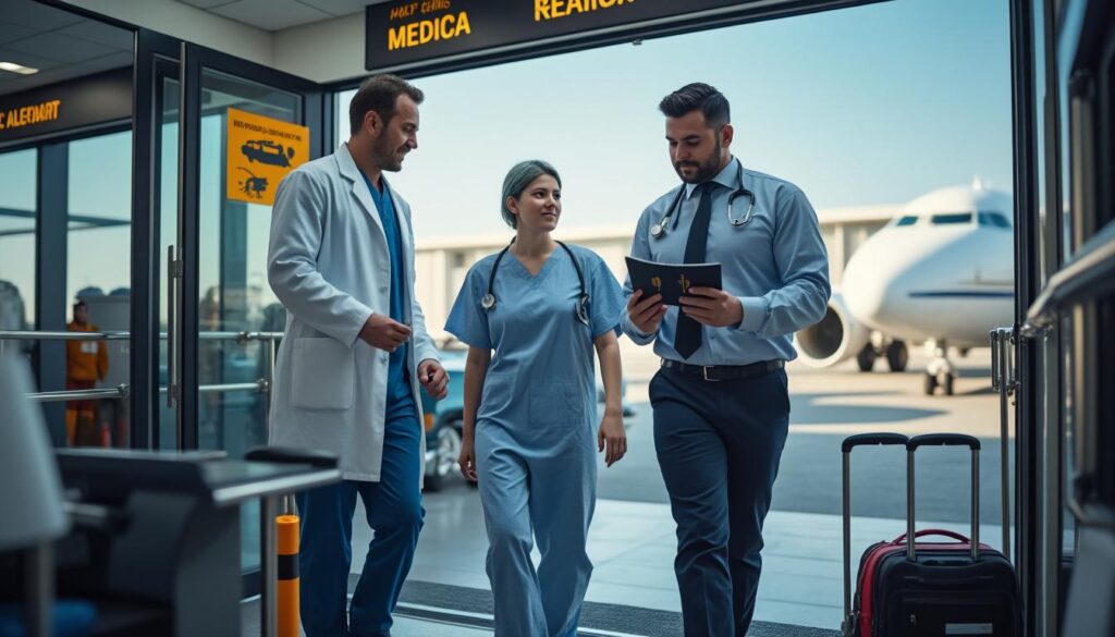 facilitez le rapatriement sanitaire international grâce à l'obtention exceptionnelle et rapide d'un passeport en urgence, pour un transfert sûr et rapide.