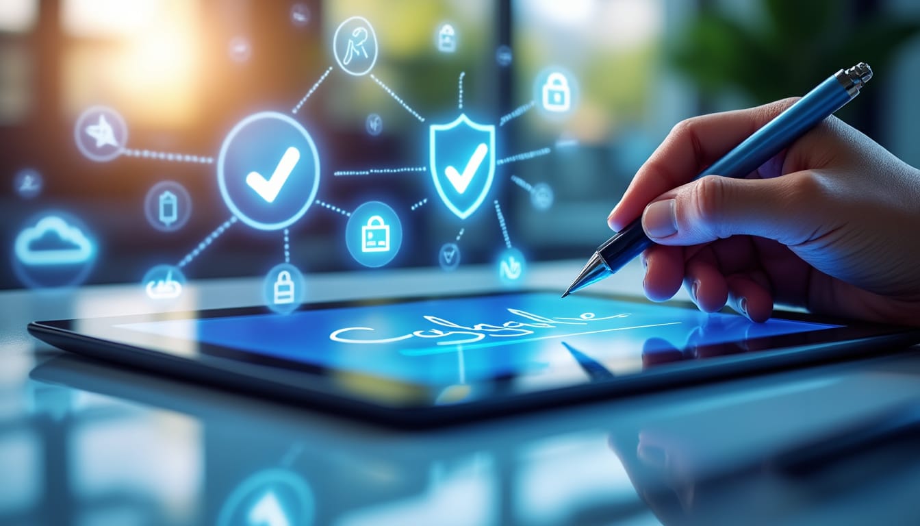 découvrez comment l'authentification de la signature électronique est reconnue et sécurisée par le téléservice administratif pour garantir l'intégrité de vos démarches en ligne.