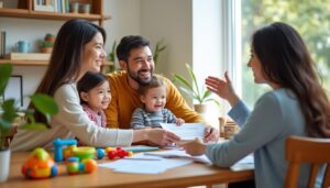 découvrez comment le complément de libre choix des aides sociales facilite le financement des frais de garde d'enfant, allégeant ainsi le coût pour les familles.