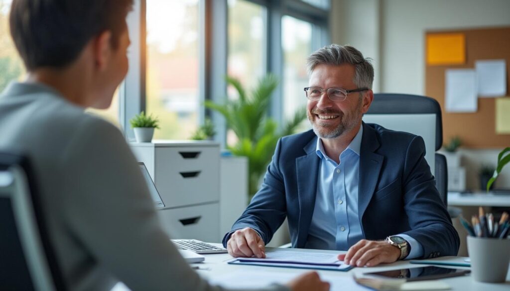 confirmez votre inscription comme demandeur d'emploi lors de l'entretien avec le conseiller emploi administratif et découvrez les prochaines étapes pour optimiser votre recherche d'emploi.